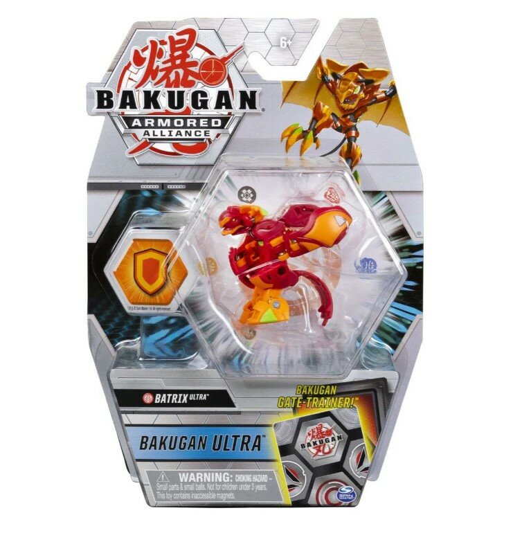 Фигурка-трансформер Bakugan S2 Ультра Batrix (HarpyRed) 6055885/20124296