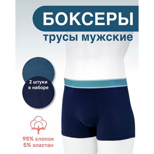 фото Трусы , 2 шт., размер 3xl, мультиколор добрамода