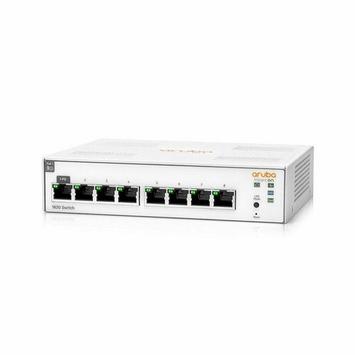 Коммутатор HPE Aruba Instant On 1830 8G Web-managed fanless Switch