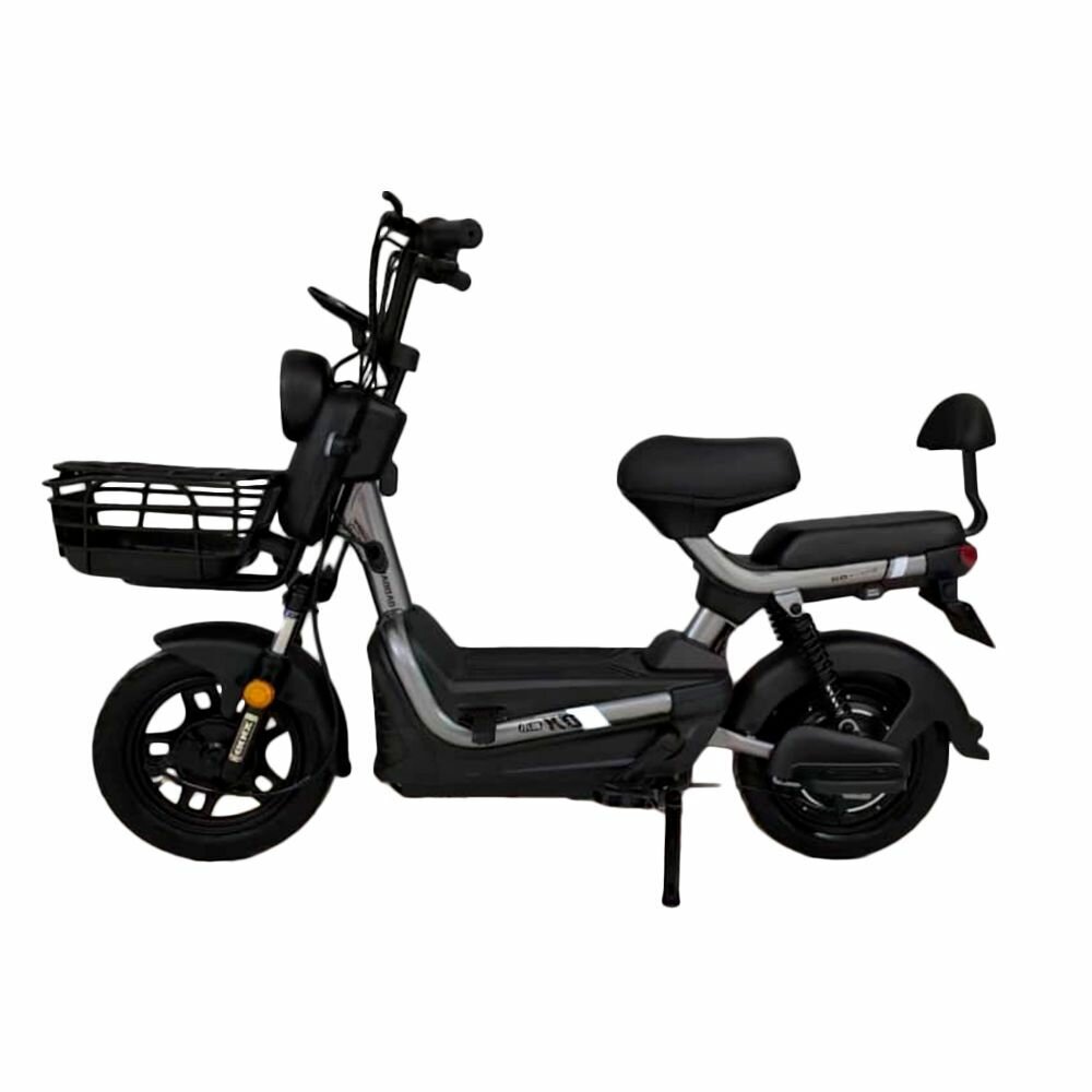 Электровелосипед Disiyuan городской ebike 14 дюймов, 350 Вт с высокоскоростным мотором и дополнительным сидением