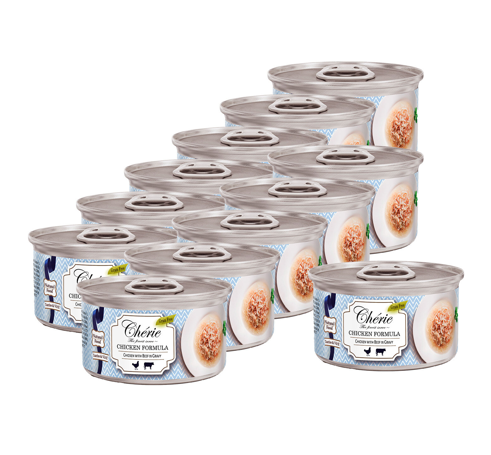 фото PETTRIC Курица с Говядиной в Соусе. 80 г. х 12 шт.