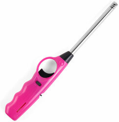 Зажигалка для биокаминов с клапаном безопасности (цвет ручки "Розовый")