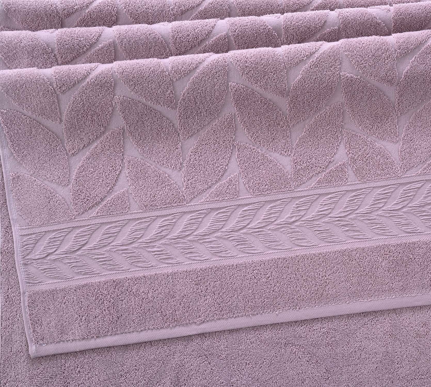 фото Полотенце Махровое "Совершенство Пыльная Роза" 50х90 Плотность 500 г/м2