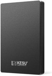 500 ГБ Внешний жесткий диск KESU HDD 2.5 дюйма, черный