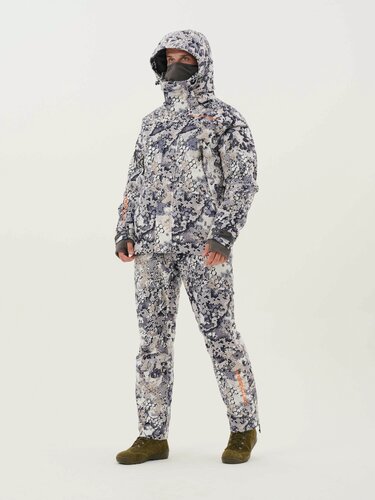 Изображение товара Камуфляжный зимний костюм для охоты (Бесшумный) "TRITON PRO" -15 (Вельбоа, White) TRITON GEAR размер 52-54/158-164