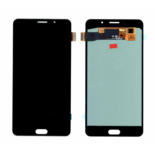 Дисплей для Samsung Galaxy A9 Pro (2016) SM-A910 в сборе с тачскрином (OLED small size) черный phone part replacement tools oca laminating alignment mould for samsung galaxy a9 pro star 2016 2018 a900 a910 a920