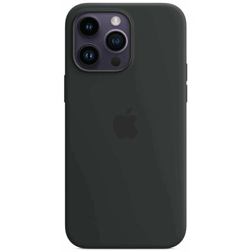 Силиконовый чехол Silicone Case MagSafe для iPhone 14 Plus-Черный