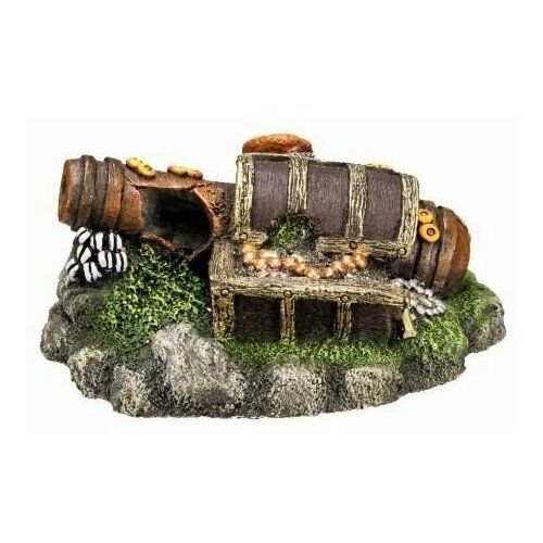 Nobby Декорация для аквариума Пушка и сундук 13 см х 105 см х 55 см 786₽