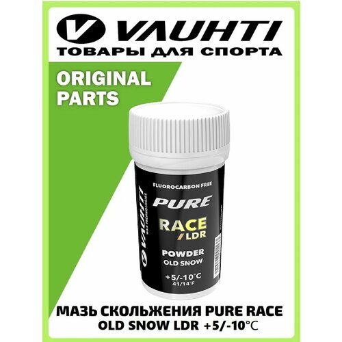 Мазь скольжения VAUHTI PURE RACE OLD SNOW LDR, 35 г мазь скольжения для лыж vauhti pure race old snow ldr ev32110 белый 80 1