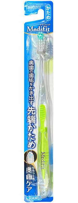 Ebisu~Зубная щетка с плоским срезом (жесткая)~Toothbrush Hard