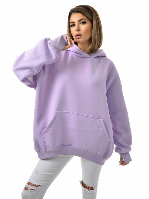 Худи AB Collection, размер One Size, фиолетовый
