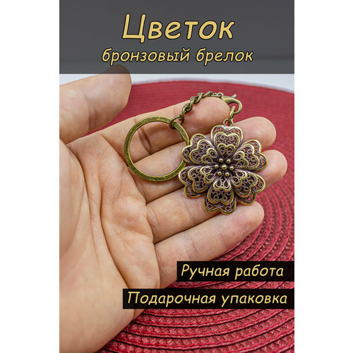 Брелок гладкая фактура бронзовый 350₽