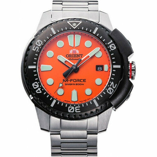 фото Наручные часы orient, оранжевый