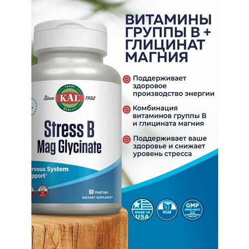 Кал Magnesium Glycinate Стресс магний глицинат 60шт