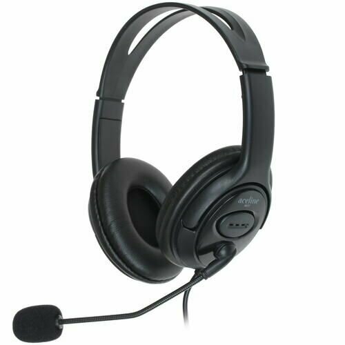 Проводная гарнитура Aceline AH-217 черный 170100₽