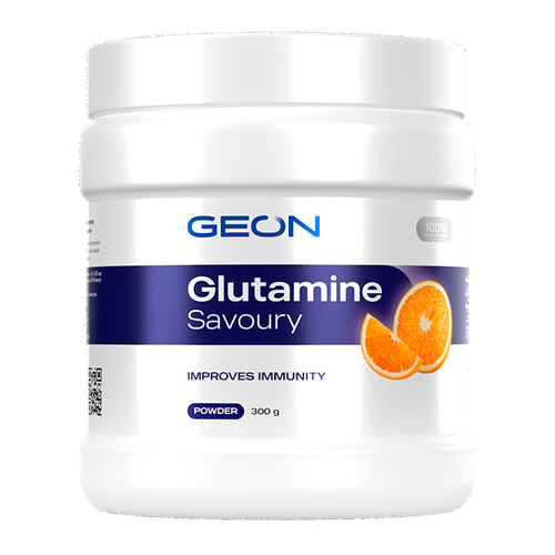 GEON Glutamine Savoury 300г Апельсин geon bcaa quattro amino 350г апельсин