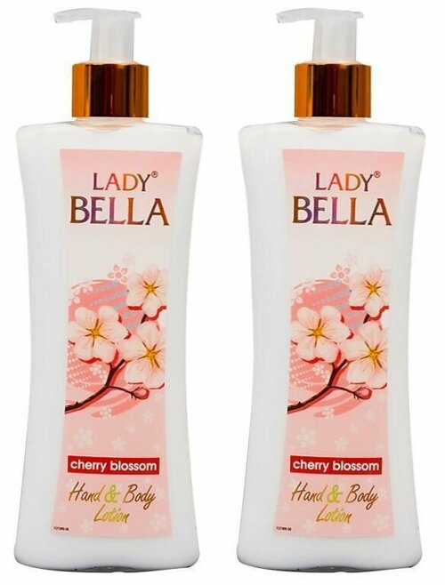 Lady Bella Лосьон для рук и тела Cherry Blossom, 250 мл, 2 штуки