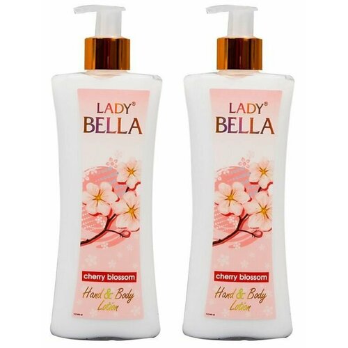 Lady Bella Лосьон для рук и тела Cherry Blossom, 250 мл, 2 штуки