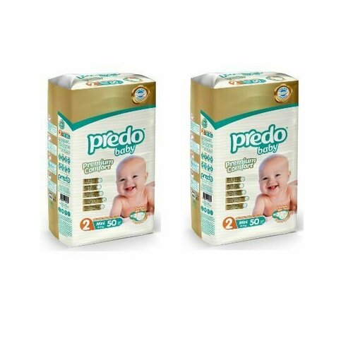 Predo Baby детские одноразовые 2 3-6 кг 12шт 2уп