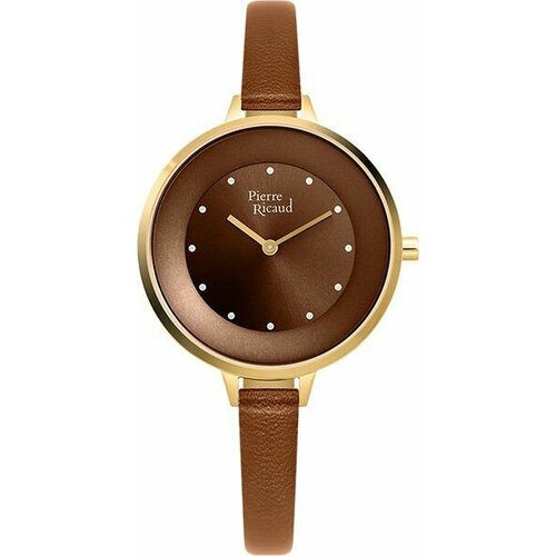 Наручные часы Pierre Ricaud, коричневый наручные часы pierre ricaud женские часы наручные pierre ricaud p37039 1117q кварцевые