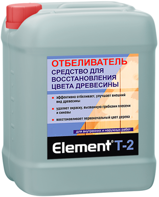 фото Отбеливатель Древесины Alpa Element T-2 4л Бесцветный / Альпа Элемент.
