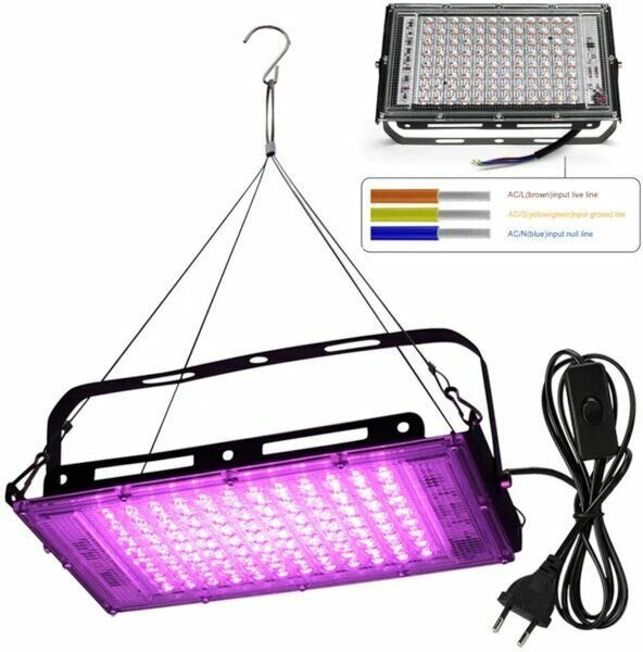 Фитосветильник "Plant Grow Light" 96 LED 100Вт - фотография № 2