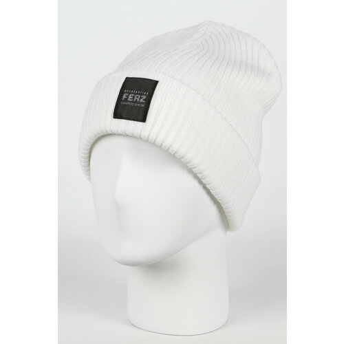 фото Шапка ferz, размер 56-59, белый