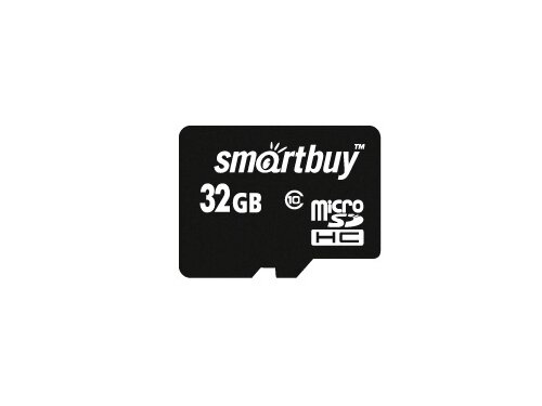 Мониторы Iiyama Карта памяти SmartBuy microSDHC 32 ГБ Class 10, V10, A1, UHS-I U1, R/W 25/30 МБ/с, 1 шт., черный