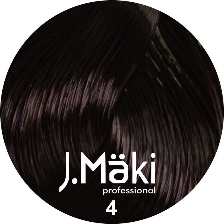 J.Maki 4.0 Коричневый cтойкий краситель для волос 60 мл