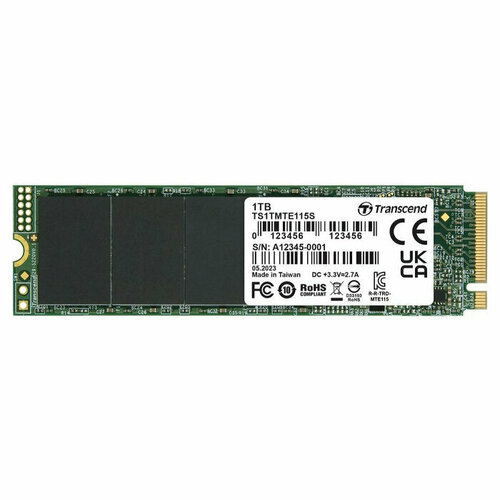 Твердотельный накопитель SSD M2 1Tb Transcend 115S TS1TMTE115S NVMe 1011000₽