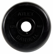 Диск MB Barbell «Атлет», 26 мм, 1.25 кг (MB-AtletB26-1,25), для штанги