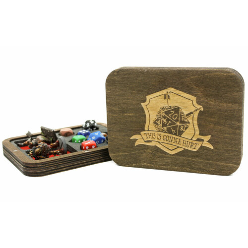 Дайс бокс/ Dice Box для кубиков, дайсов и миниатюр 