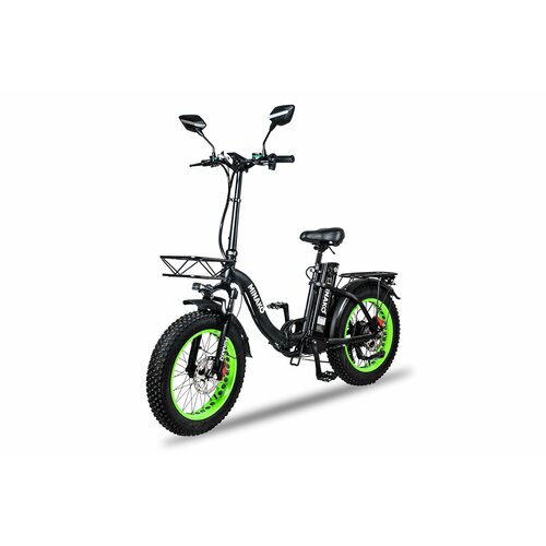 Электровелосипед Minako F11 Pro Гидравлика Салатовый обод 10280200₽