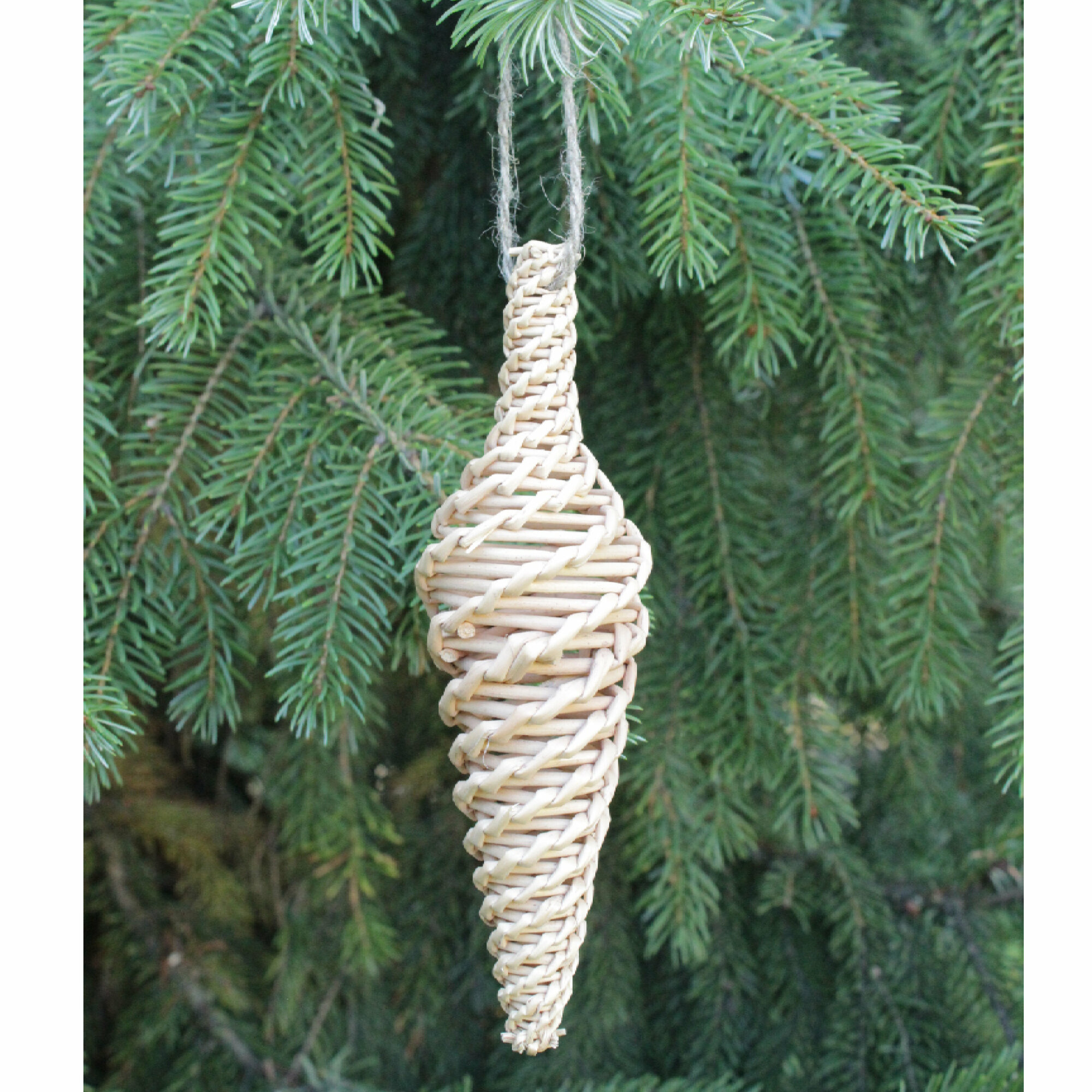 Шишка плетеная Балтийская лоза  ручная работа  витое плетение 