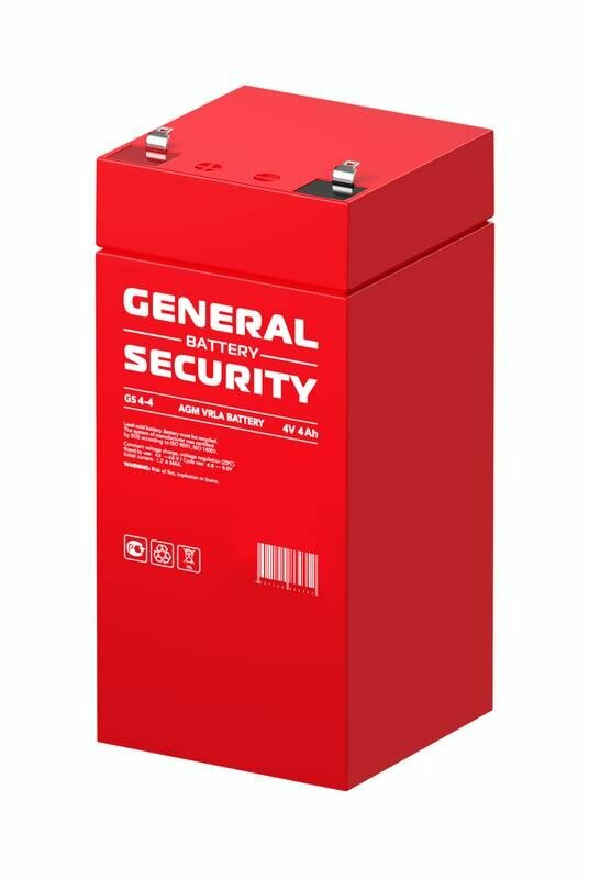 Аккумулятор 4В 4А ч General Security GS4-4 rs-GS4-4