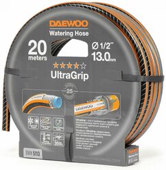 Шланг DAEWOO "UltraGrip Plus" DWH 5113, 1/2", 20 метров, армированный, 35 bar