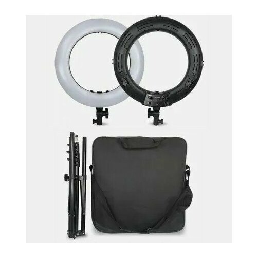 Кольцевая лампа LED RING SM 1888 II 45 см с большим дисплеем со штативом 1399000₽
