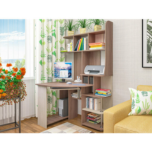 Стол компьютерный СК-54 Яс. тёмн/яс. свет