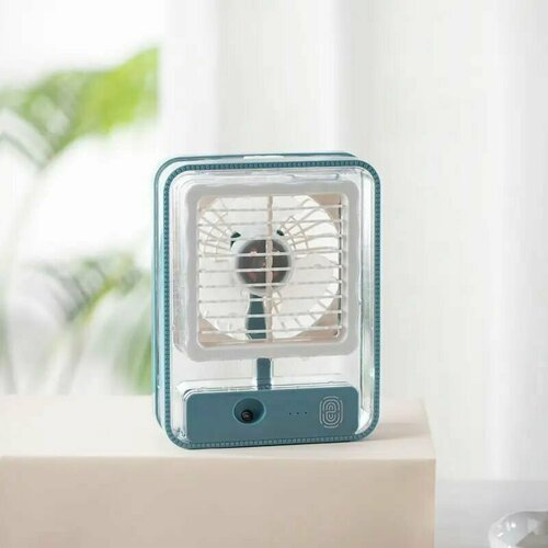 Портативный мини-вентилятор голубой вентилятор с USB настольный с функцией охлаждения 111200₽