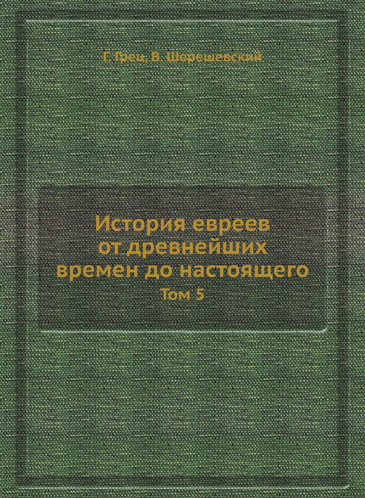 Книга История Евреев От Древнейших Времен до настоящего, том 5 - фото №1
