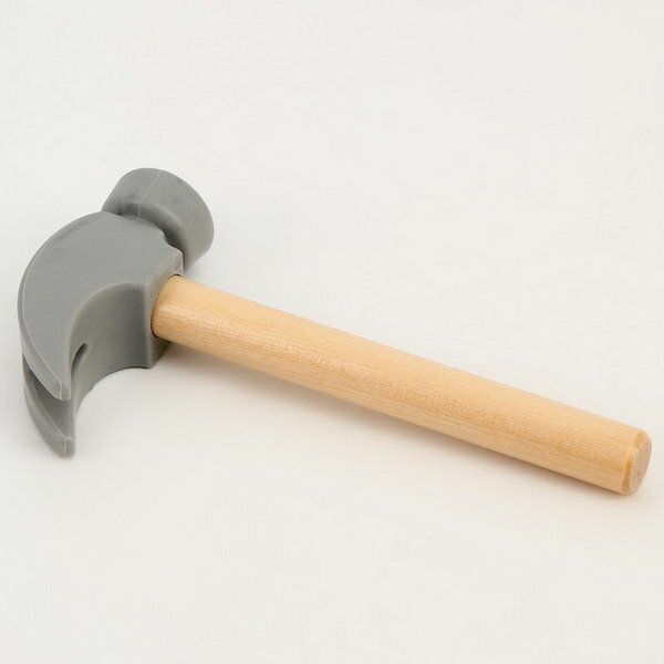 фото Детский молоточек "Серый" 16х7.5х2.8 см