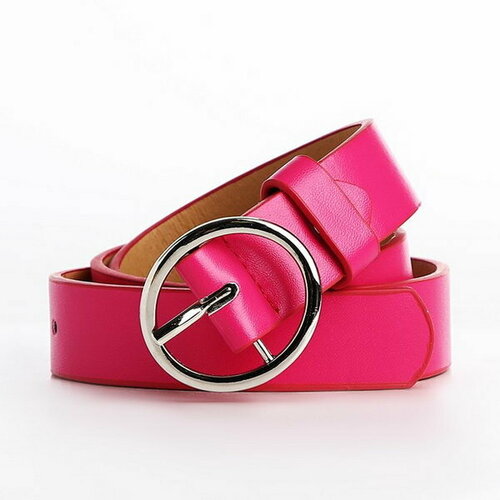 фото Ремень сима-ленд, размер 80, розовый сима-лэнд