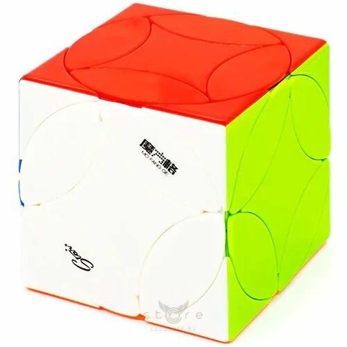 Кубик рубика QiYi MoFangGe Coin Cube Цветной пластик