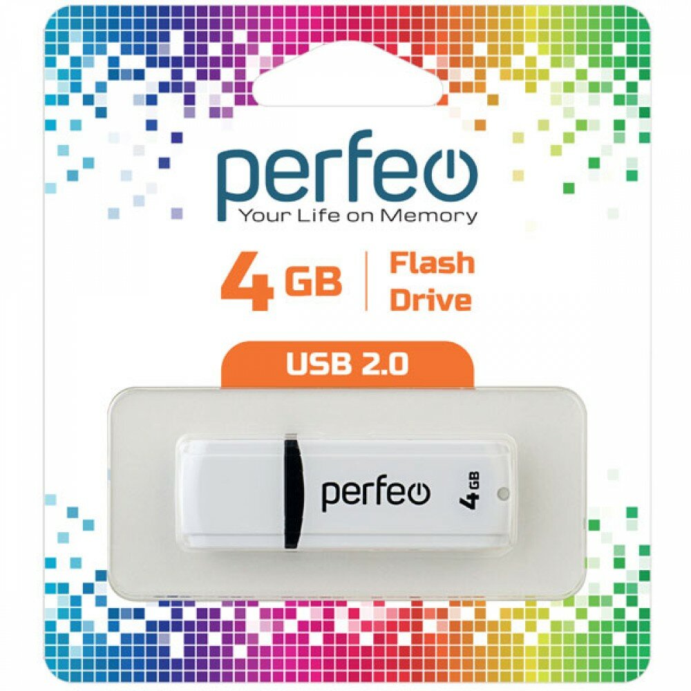 USB 2.0 накопитель C02 4GB White