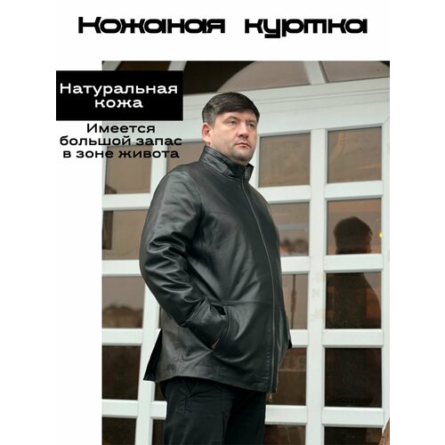 фото Куртка , размер 66, черный нет бренда