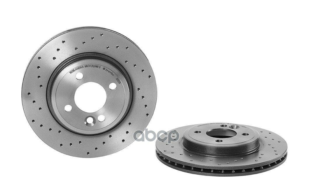 Диск Торм. Пер. вент. Xtra [276Х22] 4 Отв. Brembo арт. 0986551X