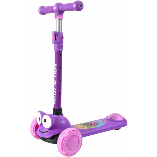 фото Самокат rush action 3-х колёсный hd-808 corgi, светящиеся колеса