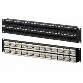 Патч-панель Lanmaster TWT-PP48UTP 19" RJ45 Cat.5e, 110, 48 портов