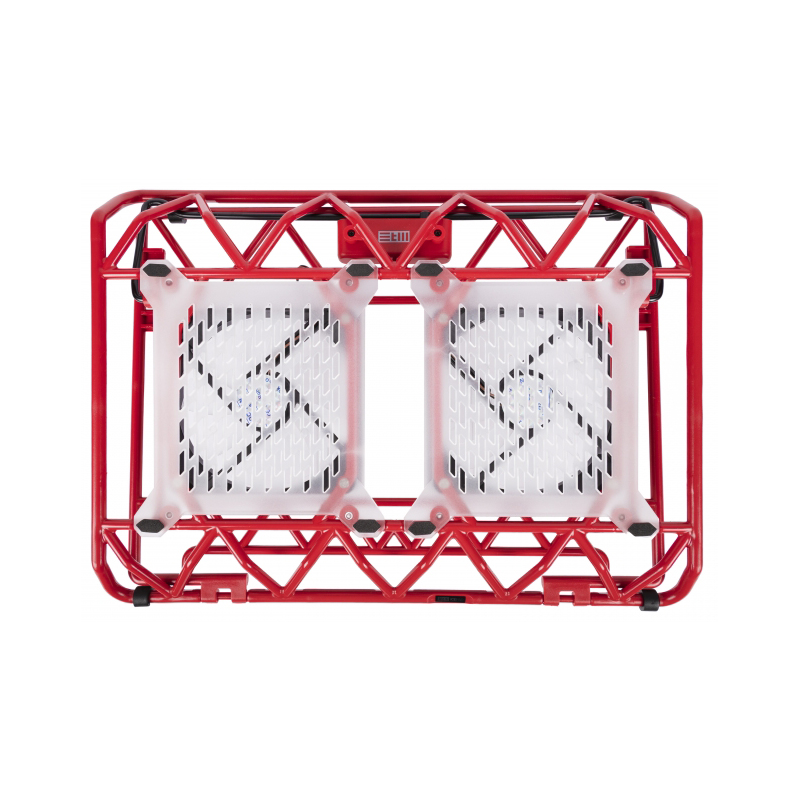 STM Laptop Cooling IP33 Red (17,3"", 2x(120x120),   plastic+metal mesh) - фото №1