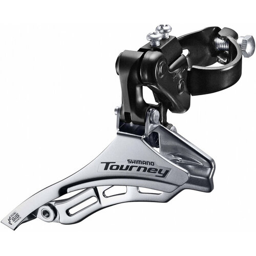 фото Переключатель передний shimano tourney ty300 3х7/6 скоростей, верхняя тяга для 42t afdty300dsrhr